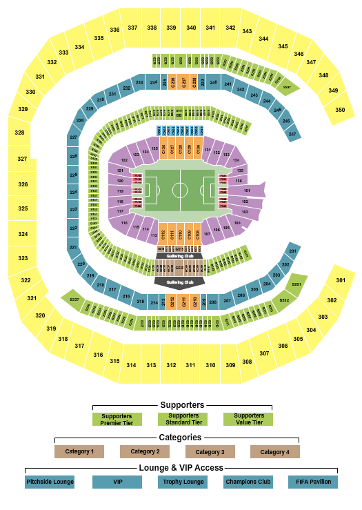 Mercedes-Benz Stadium World Cup Seating Chart